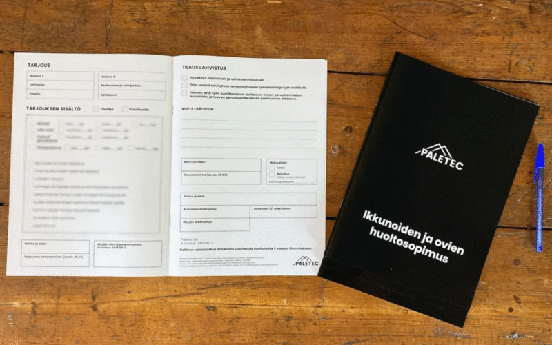 kkunoiden ja ovien huoltosopimus